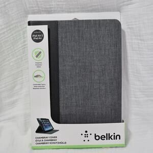 Belkin iPad Air Case Folding Folio Grey Mag Close NEW